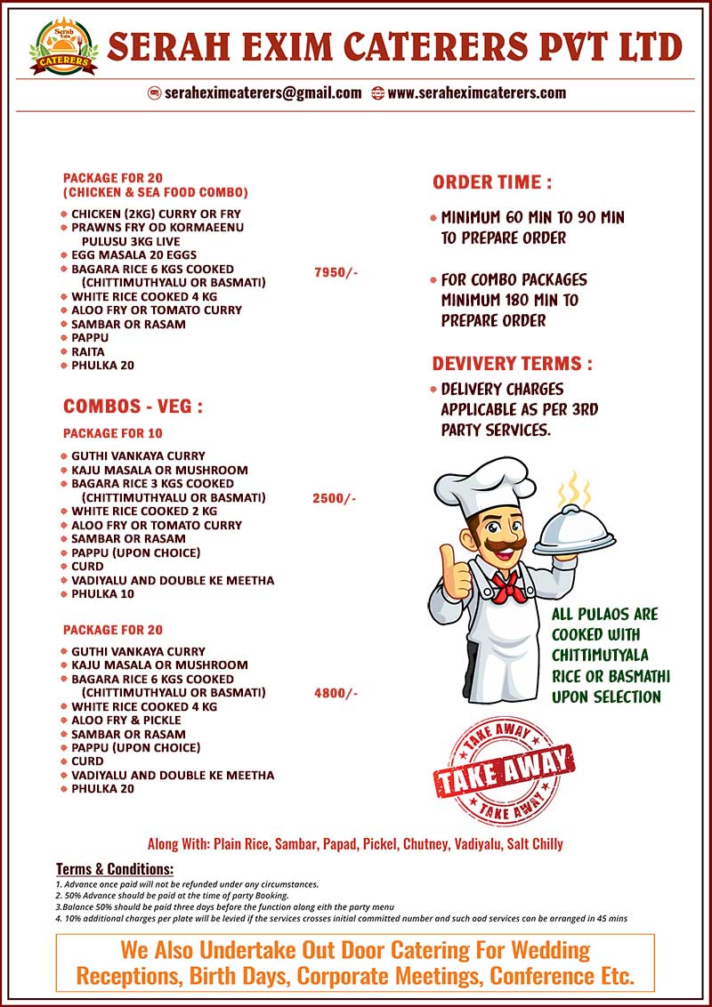 Catering Menu